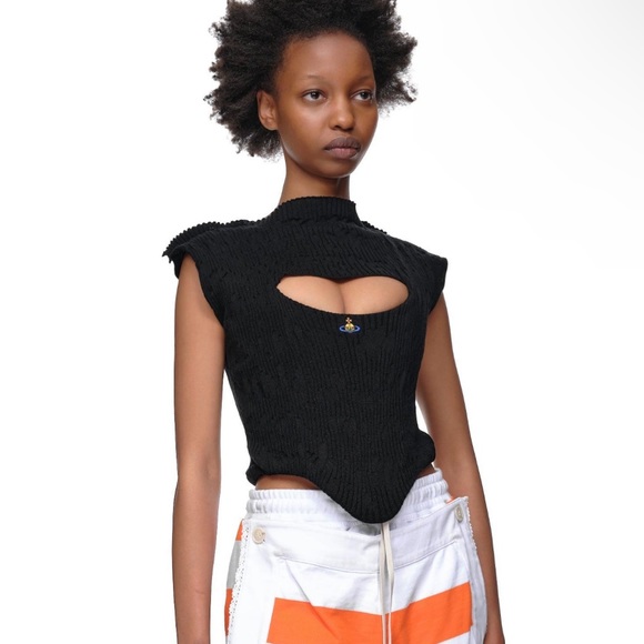 SOLD! Vivienne Westwood KATE CORSET BLK NWT IT40 - Picture 4 of 12